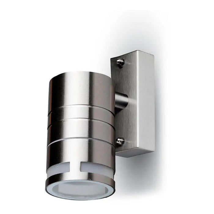 FACADE FIXTURE GU10 SATIN NICKEL IP44 V-TAC - Фасадни тела<<<Външно осветление<<<Осветление<<<Praktiker&&&Фасадни