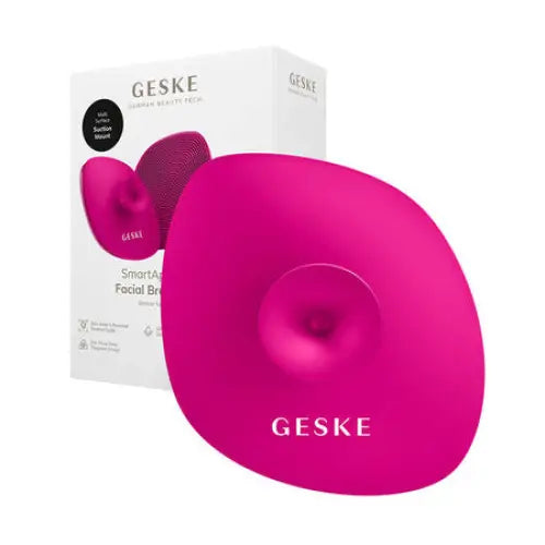 Facial Cleaning Brush 4in1 with Handle Geske with APP(magenta) - Face cleansing brushes<<<Facial care devices<<<Health