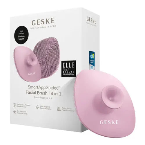 Facial Cleaning Brush 4in1 with Handle Geske with APP (pink) - Face cleansing brushes<<<Facial care devices<<<Health