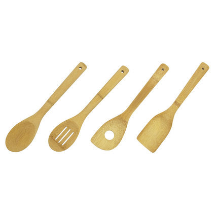 SET OF 4 BAMBOO SPOONS 30 FACKELMANN