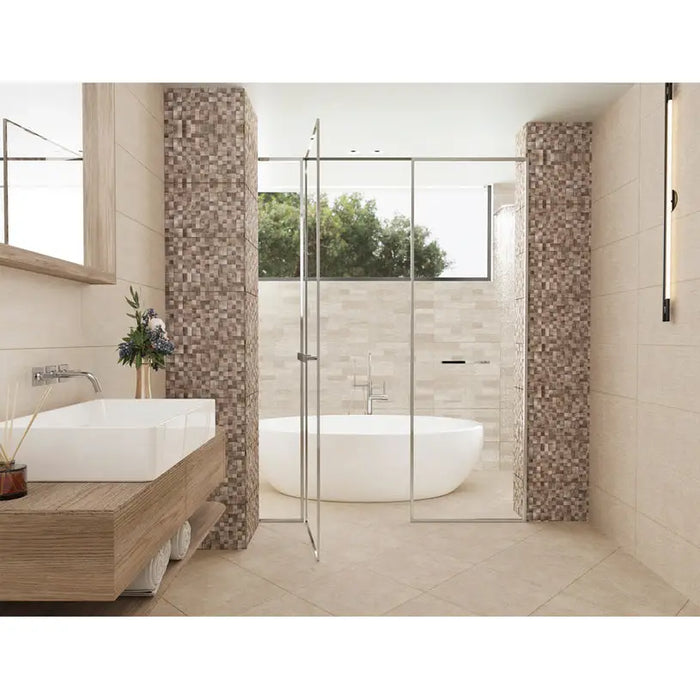 FAIENCE DECOR KAI STELLAR MIX BEIGE 30X60 CM - Стенни плочки и декорация<<<Плочки и лайстни<<<Баня<<<Praktiker&&&Стенни