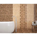 FAIENCE KAI BRESHA BROWN 25X40 CM - Стенни плочки и декорация<<<Плочки и лайстни<<<Баня<<<Praktiker&&&Стенни плочки и