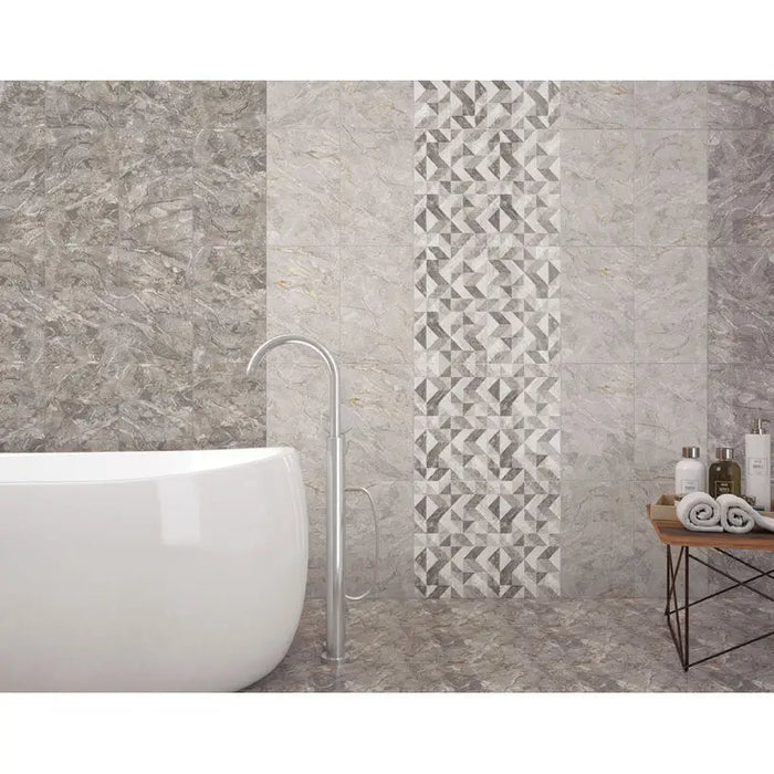 FAIENCE KAI BRESHA ST. GRAY 25X40 CM - Стенни плочки и декорация<<<Плочки и лайстни<<<Баня<<<Praktiker&&&Стенни плочки