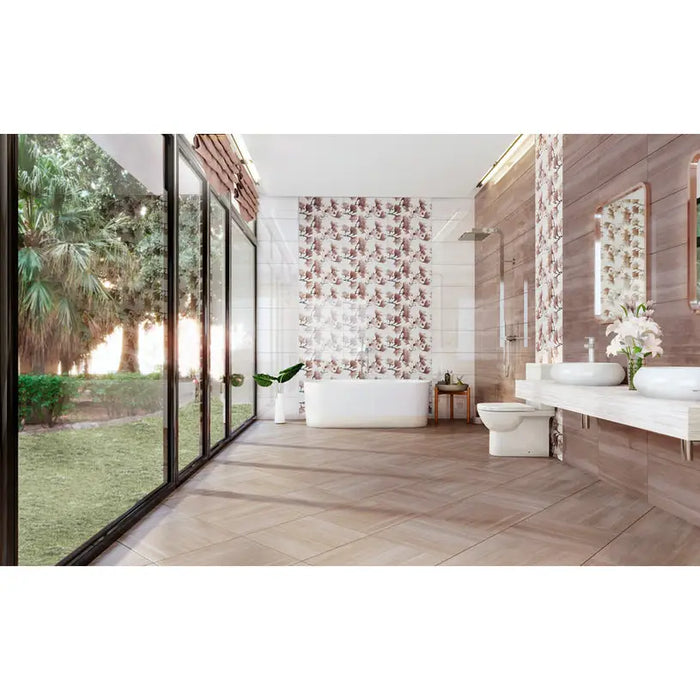 FAIENCE KAI MAGNOLIA NATURAL 30X60 CM - Стенни плочки и декорация<<<Плочки и лайстни<<<Баня<<<Praktiker&&&Стенни плочки