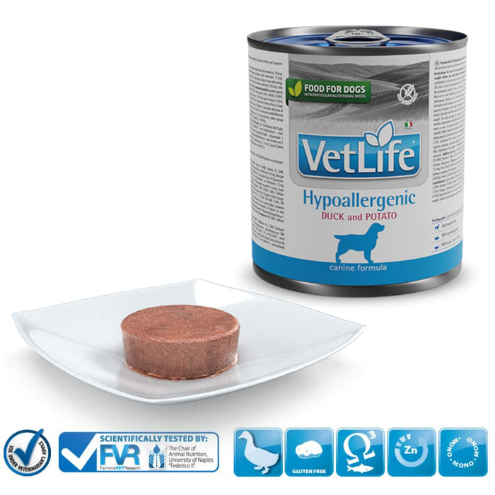 FARMINA Vet Life Diet DOG Hypoallergenic Duck & Potato - wet dog food - 300 g