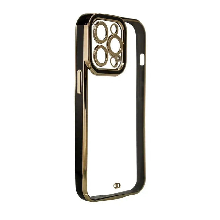 Fashion Case Cover for Xiaomi Redmi Note 11 Pro Gold Frame Gel Cover Black - Cell phone cases and covers<<<HurtelXML