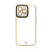Fashion Case Cover for Xiaomi Redmi Note 11 Pro Gold Frame Gel Cover Black - Cell phone cases and covers<<<HurtelXML