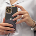 Fashion Case Case for Samsung Galaxy A12 5G Gold Frame Gel Cover Black - Cell phone cases and covers<<<HurtelXML