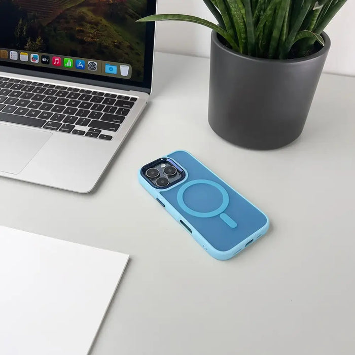 Fashion Case with MagSafe for Samsung Galaxy A16 5G - Blue - Cell phone cases and covers<<<HurtelXML