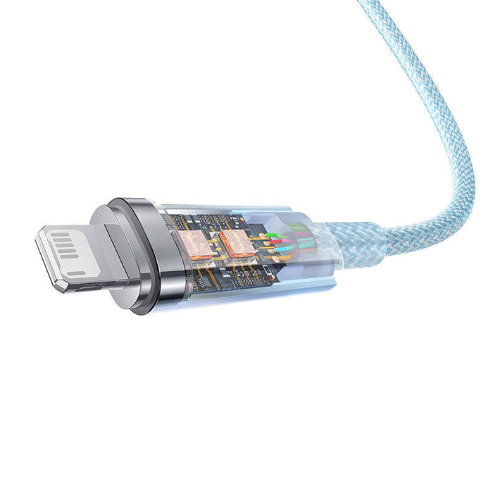 Fast Charging Cable Baseus Explorer USB to Lightning 2.4A 1M (blue) - USB to Lightning<<<USB cables<<<GSM