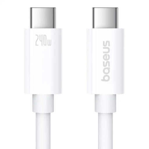 fast Charging Cable Baseus Superior 2 USB-C to USB-C 240W 1,8m (white) - USB-C to USB-C<<<USB cables<<<GSM
