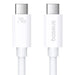 fast Charging Cable Baseus Superior 2 USB-C to USB-C 240W 1,8m (white) - USB-C to USB-C<<<USB cables<<<GSM