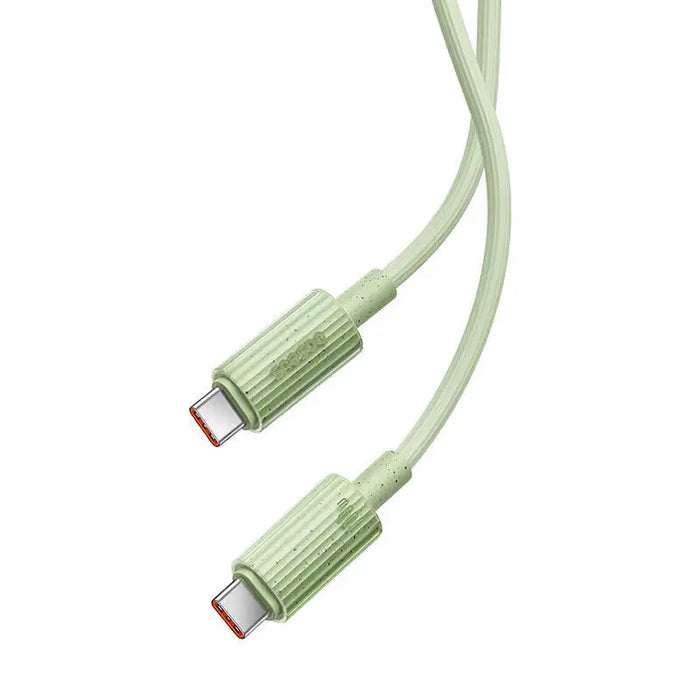 Fast Charging cable Baseus USB-C to USB-C Habitat Series 2m 100W (green) - USB-C to USB-C<<<USB cables<<<GSM