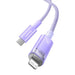 Fast Charging cable Baseus USB-C to Lightning Explorer Series 1m 20W (purple) - USB-C to Lightning<<<USB cables<<<GSM