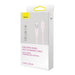 Fast Charging cable Baseus USB-C to Lightning Explorer Series 1m 20W (pink) - USB-C to Lightning<<<USB cables<<<GSM