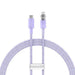 Fast Charging cable Baseus USB-C to Lightning Explorer Series 1m 20W (purple) - USB-C to Lightning<<<USB cables<<<GSM