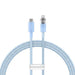 Fast Charging cable Baseus USB-C to Lightning Explorer Series 1m 20W (blue) - USB-C to Lightning<<<USB cables<<<GSM