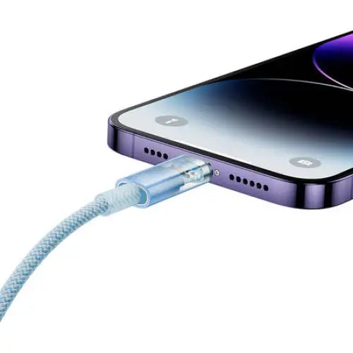 Fast Charging cable Baseus USB-C to Lightning Explorer Series 2m 20W (blue) - USB-C to Lightning<<<USB cables<<<GSM