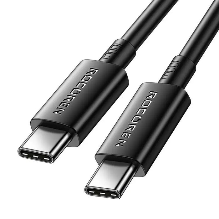 Fast Charging cable Rocoren USB-C to USB-C Simples Series 100W 2m (black) - USB-C to USB-C<<<USB cables<<<GSM