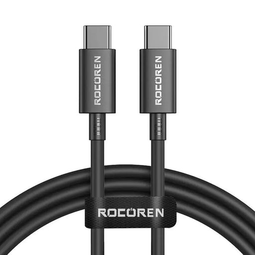 Fast Charging cable Rocoren USB-C to USB-C Simples Series 100W 2m (black) - USB-C to USB-C<<<USB cables<<<GSM