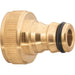 FAUCET ADAPTER BRASS 1/2’’ PALISAD - Оборудване напояване<<<Напояване<<<Градина<<<Praktiker