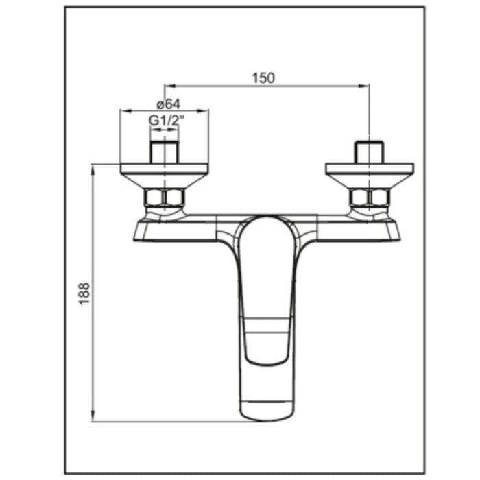 BATH-SHOWER MIXER HAPPYSMART-N FAYANS WQ3W25520160013