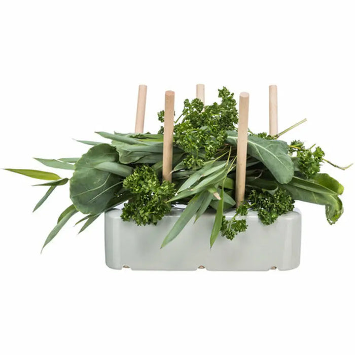 Feeder Trixie Grey Wood Ceramic 26 × 23 × 17 CM Hay - Домашни Животни<<<Дом Градина<<<BigBuy&&&Купички за храна и