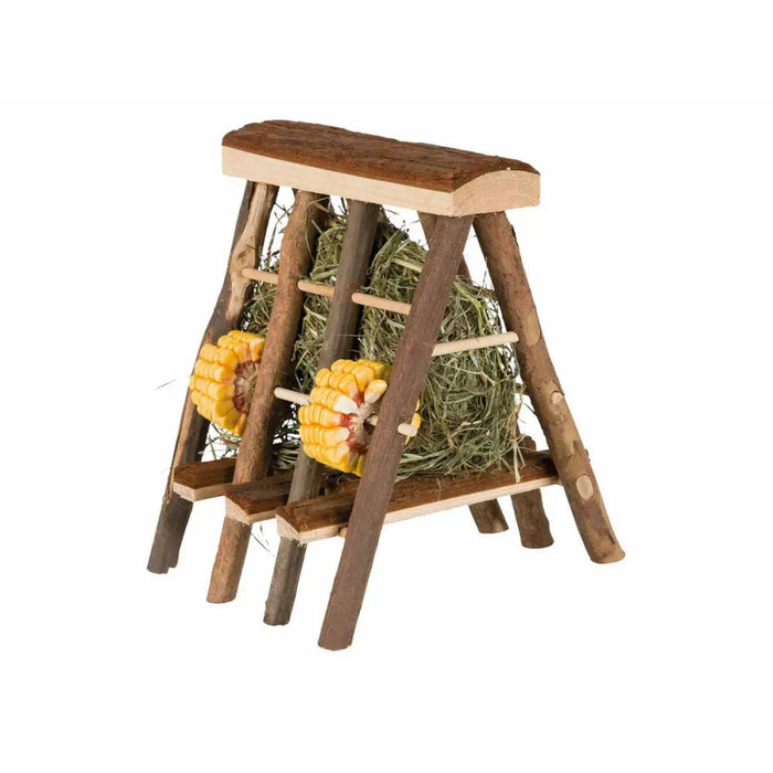 Feeder Trixie Wood 17 × 20 × 17 CM Hay - Домашни Животни<<<Дом Градина<<<BigBuy&&&Купички за храна и вода<<<Домашни