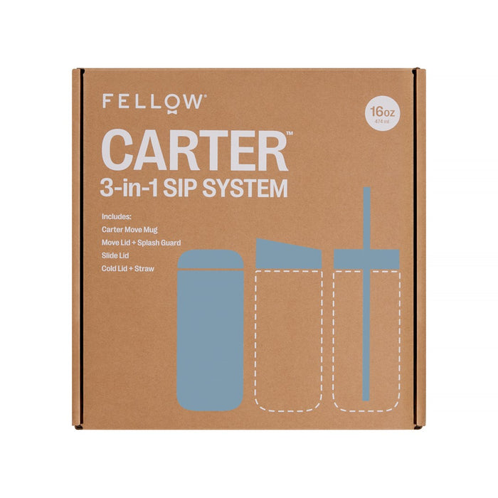 Fellow Carter Move Mug 3-in-1 Travel mug with 3 lids 473 ml Powder Blue