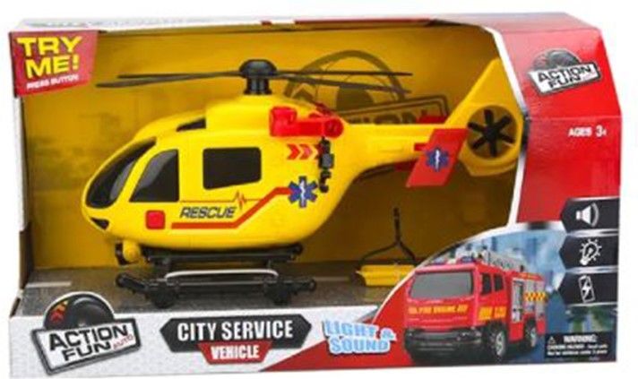 RESCUE HELICOPTER LIGHT AND SOUND