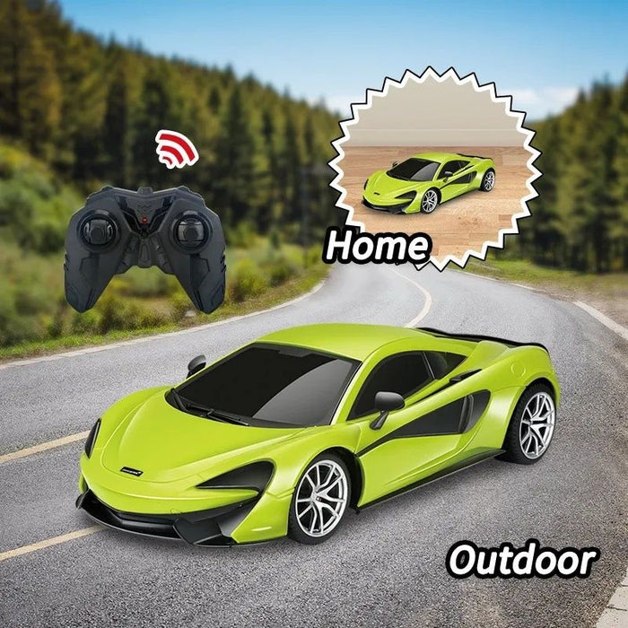 CAR WITH RC 1:16 MCLAREN 570S
