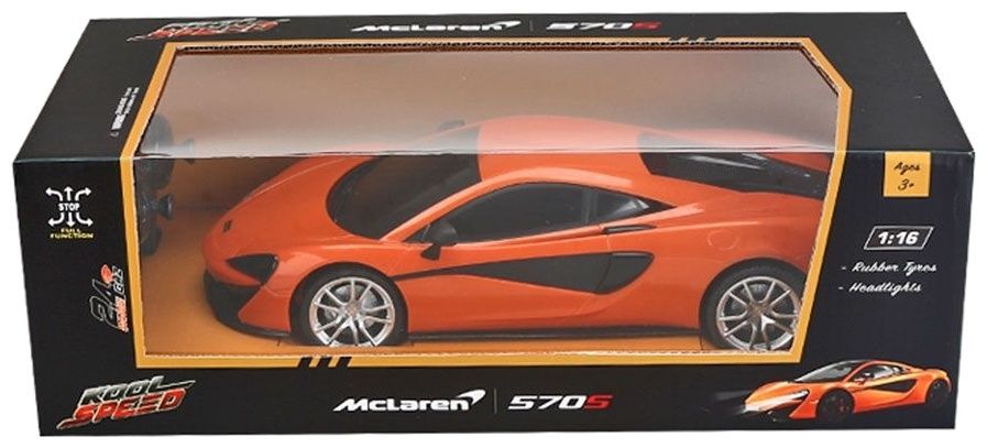 CAR WITH RC 1:16 MCLAREN 570S