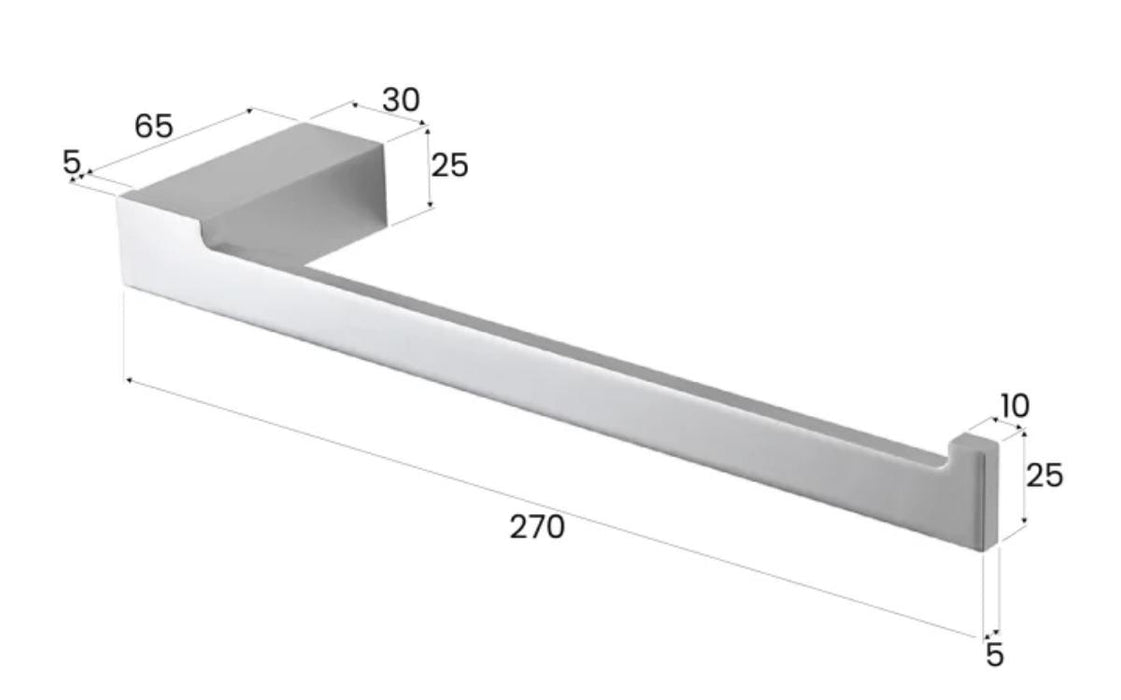 SKY ALU SILVER TOWEL RACK