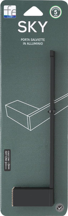 SKY ALU BLACK TOWEL RACK