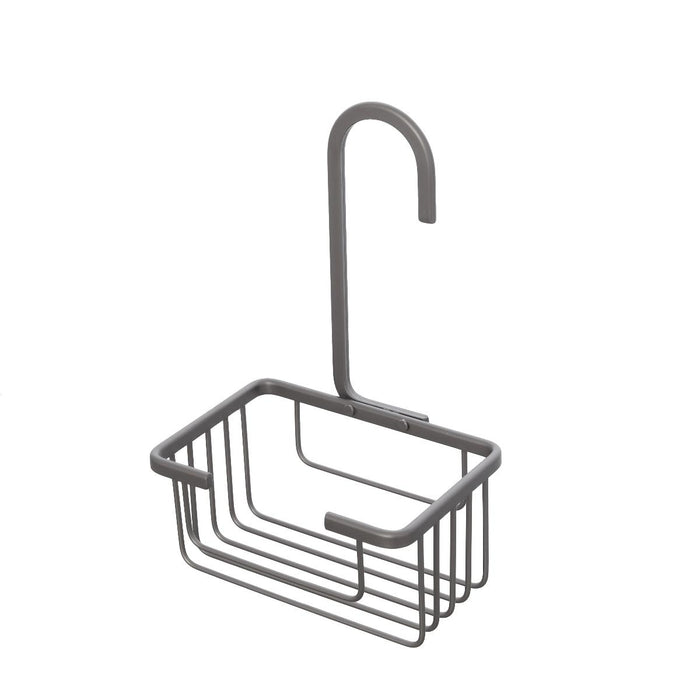 SHOWER RACK WITH HOOK ALU ANTRACITE