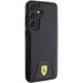Ferrari Carbon Stitched Bottom case for Samsung Galaxy S24+ - black - Cell phone cases and covers<<<HurtelXML