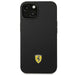 Ferrari FEHCP14SSIBBK iPhone 14 6.1’’ black/black hardcase Silicone Metal Logo - Cell phone cases and covers<<<HurtelXML