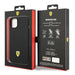 Ferrari FEHCP14SSIBBK iPhone 14 6.1’’ black/black hardcase Silicone Metal Logo - Cell phone cases and covers<<<HurtelXML