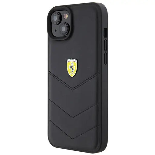 Ferrari FEHCP15MRDUK iPhone 15 Plus 6.7’’ black/black hardcase Quilted Metal Logo - Cell phone cases