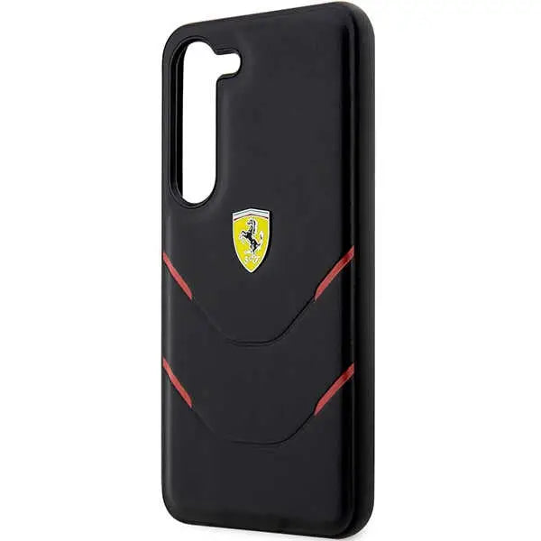 Ferrari FEHCS23MPBAK S23+ S916 black/black hardcase Hot Stamp Lines - Cell phone cases and covers<<<HurtelXML