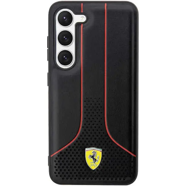 Ferrari FEHCS23MPCSK S23+ S916 black/black hardcase Perforated 296 P - Cell phone cases and covers<<<HurtelXML