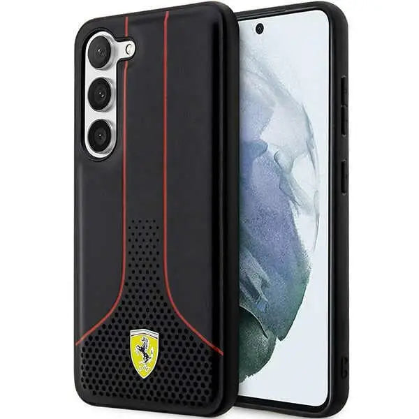 Ferrari FEHCS23MPCSK S23+ S916 black/black hardcase Perforated 296 P - Cell phone cases and covers<<<HurtelXML