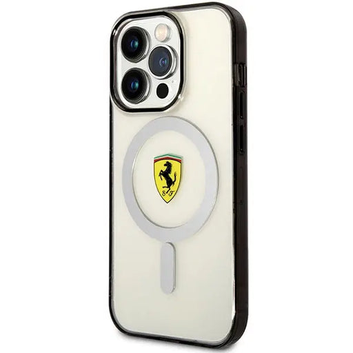 Ferrari FEHMP14XURKT iPhone 14 Pro Max 6.7’’ clear/transparent hardcase Outline Magsafe - Cell phone cases