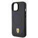 Ferrari FEHMP15SPTEK iPhone 15 6.1’’ black/black hardcase Carbon Metal Logo MagSafe - Cell phone cases