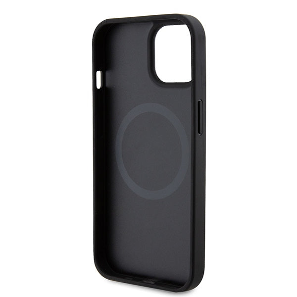 Ferrari FEHMP15SPTEK iPhone 15 6.1’’ black/black hardcase Carbon Metal Logo MagSafe - Cell phone cases