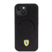 Ferrari FEHMP15SPTEK iPhone 15 6.1’’ black/black hardcase Carbon Metal Logo MagSafe - Cell phone cases