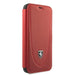 Ferrari FEOGOFLBKP12LRE iPhone 12 Pro Max 6.7’’ red/red book Off Track Perforated - Cell phone cases