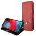 Ferrari FEOGOFLBKP12LRE iPhone 12 Pro Max 6.7’’ red/red book Off Track Perforated - Cell phone cases
