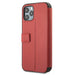 Ferrari FEOGOFLBKP12LRE iPhone 12 Pro Max 6.7’’ red/red book Off Track Perforated - Cell phone cases