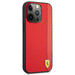 Ferrari FESAXHCP13XRE iPhone 13 Pro Max 6.7’’ red/red hardcase On Track Carbon Stripe - Cell phone cases